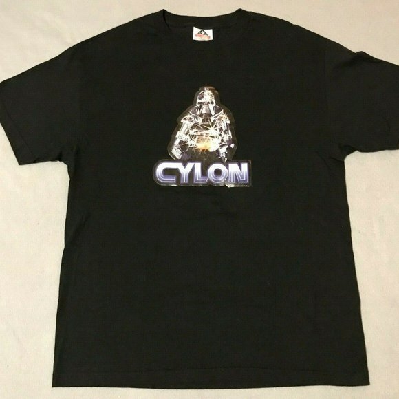 Alstyle Other - Vintage 1997 Battlestar Galactica Cylon Alstyle T-Shirt Universal Studios